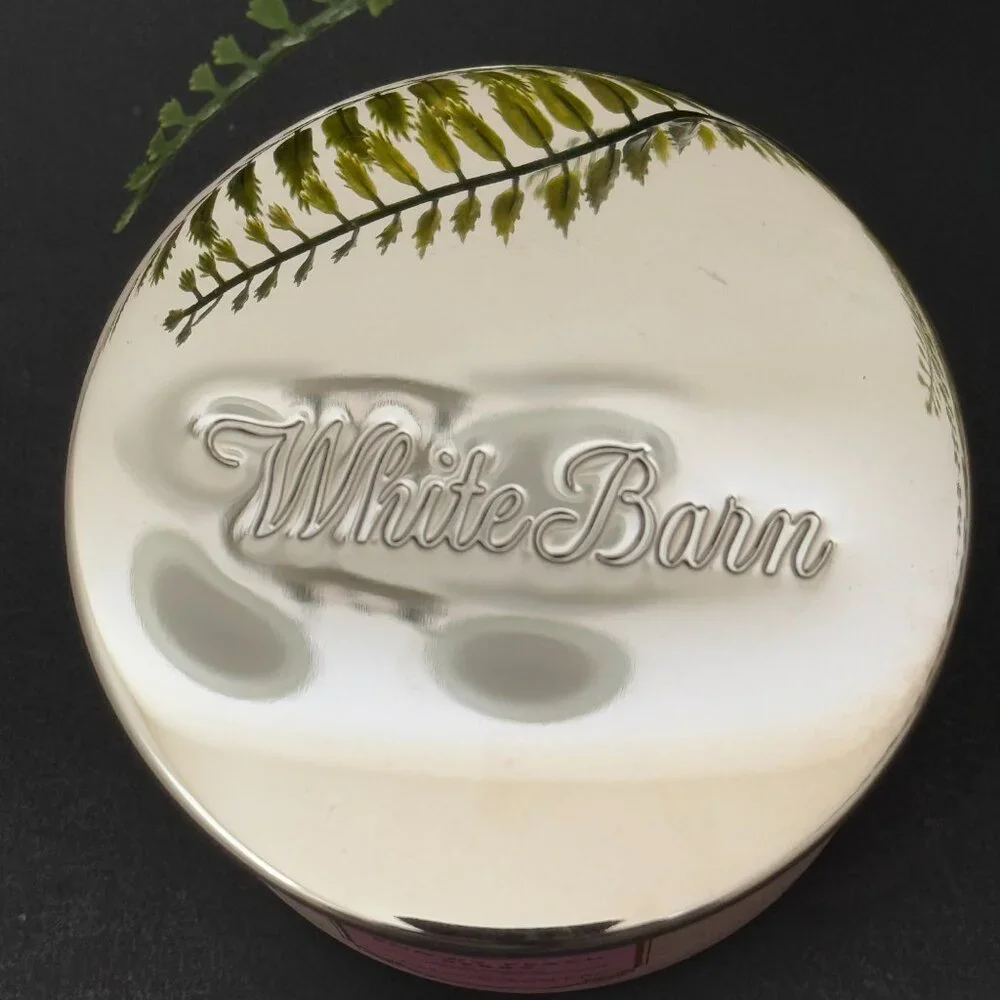 BBW Snowy Peach Berry White Barn Bath & Body Works 3 Wick Candle - Picture 8 of 10